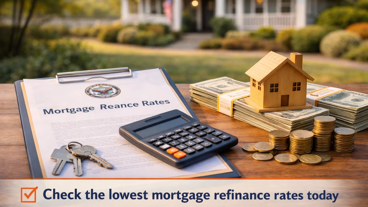 Check the lowest mortgage refinance rates today