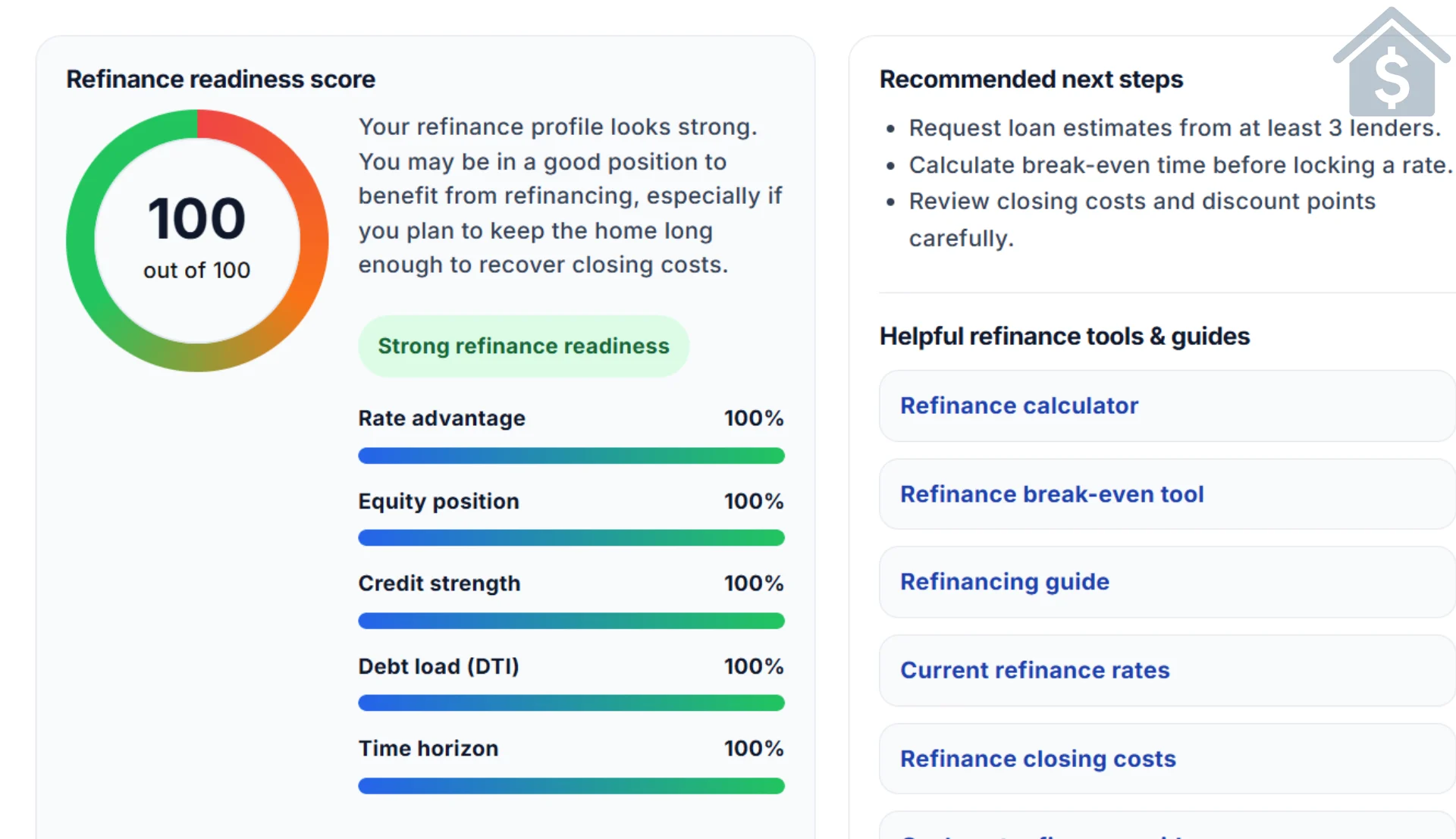 Refinance Readiness Checker: Are You Ready to Refinance?