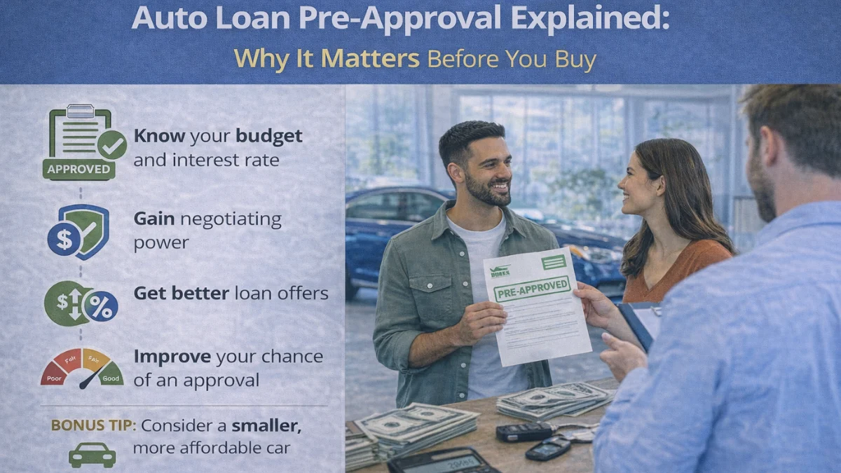 Auto Loan Pre-Approval Auto Loan Pre-Approval