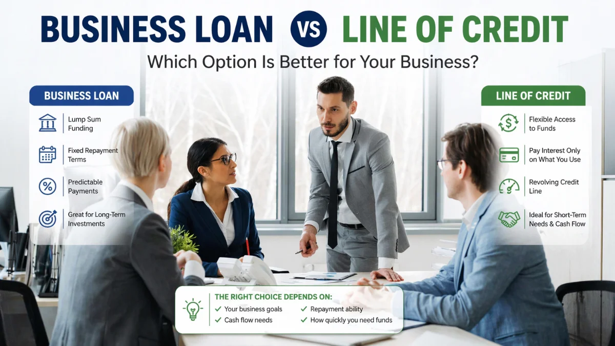 Business Loan vs Line of Credit