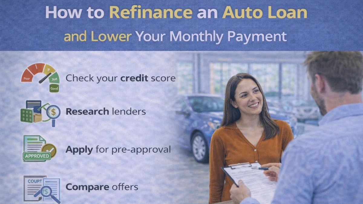 How to Refinance an Auto Loan and Lower Your Monthly Payment