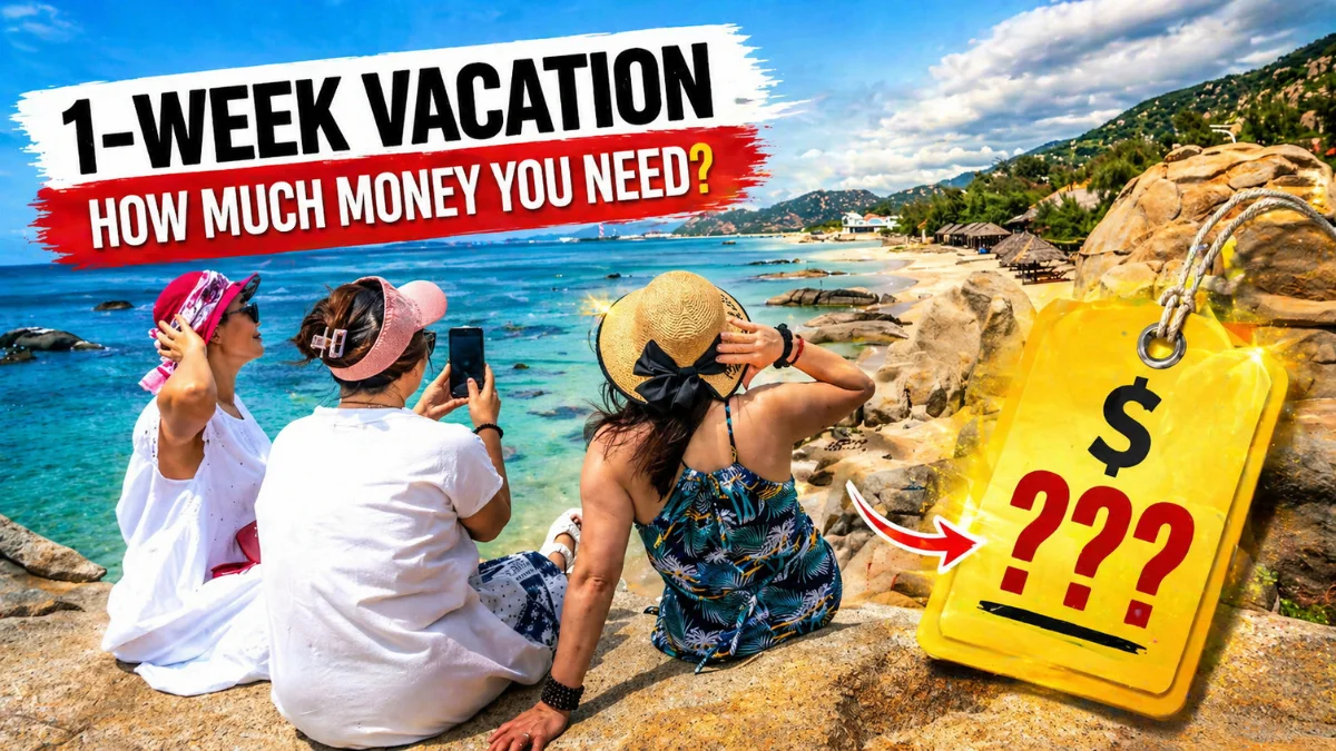 Money You Need for a 1-Week Vacation