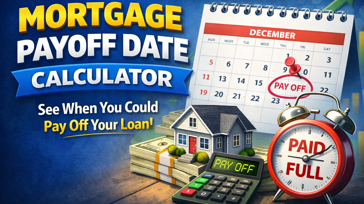 Rates Checker Mortgage Payoff Date Calculator (Find Your Exact Debt-Free Date ...