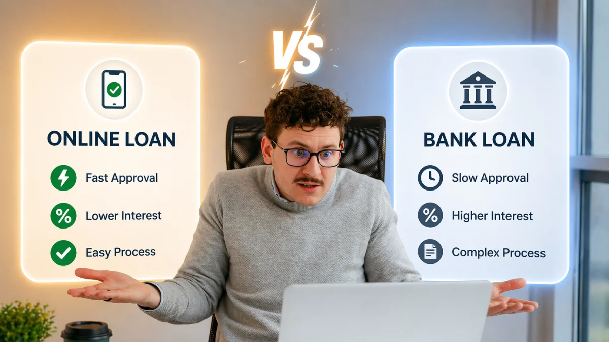 Online Loan vs Bank Loan