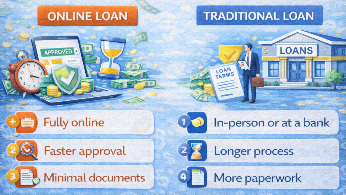 Online Loan vs Traditional Loan