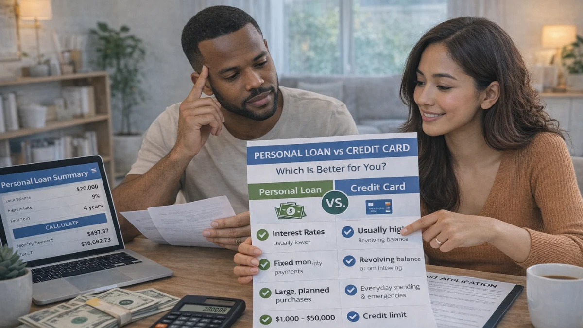 Personal Loan vs Credit Card