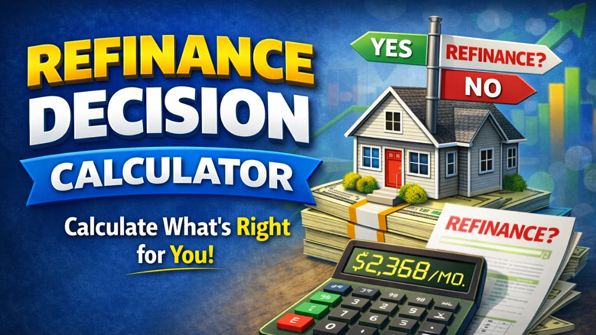 Should I Refinance Calculator (Check If Refinancing Saves You Money)