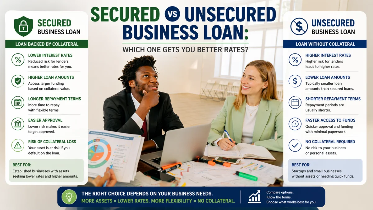 Secured vs Unsecured Business Loan