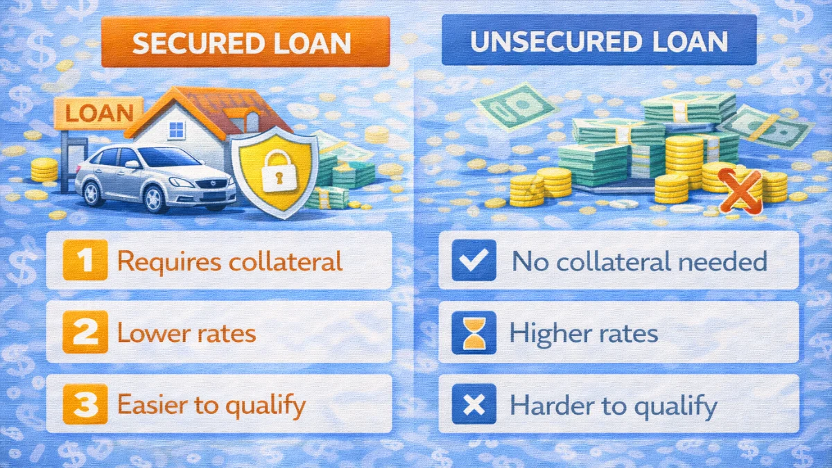Secured vs Unsecured Online Loans