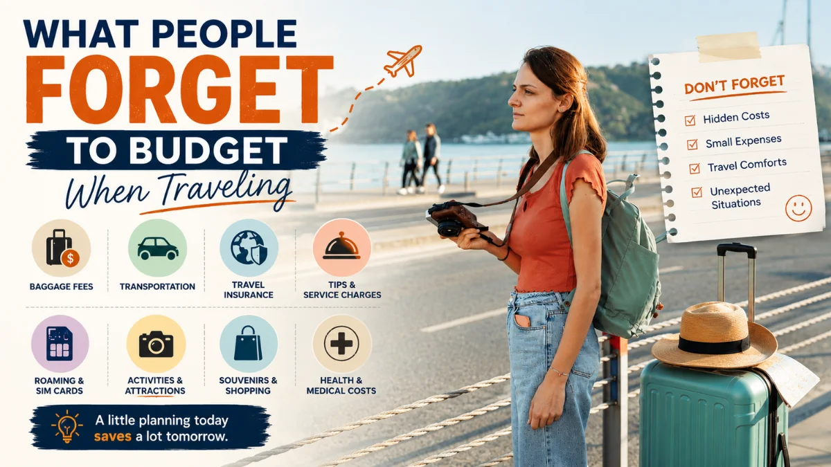 What People Forget to Budget When Traveling